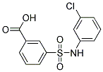 3-(3-CHLORO-PHENYLSULFAMOYL)-BENZOIC ACID Struktur