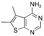 5,6-DIMETHYL-THIENO[2,3-D]PYRIMIDIN-4-YLAMINE Struktur