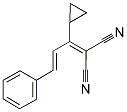 [(2E)-1-CYCLOPROPYL-3-PHENYLPROP-2-ENYLIDENE]MALONONITRILE Struktur