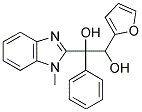 2-(2-FURYL)-1-(1-METHYL-1H-BENZIMIDAZOL-2-YL)-1-PHENYLETHANE-1,2-DIOL Struktur