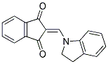 2-(INDOLINYLMETHYLENE)INDANE-1,3-DIONE Struktur