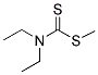 METHYL DIETHYLDITHIOCARBAMATE Struktur