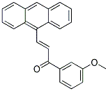 3-(9-ANTHRYL)-1-(3-METHOXYPHENYL)PROP-2-EN-1-ONE Struktur