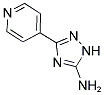 3-(4-PYRIDYL)-1H-1,2,4-TRIAZOL-5-AMINE Struktur