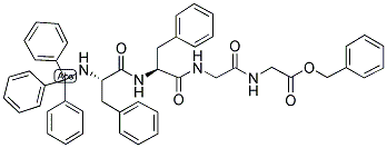 TRT-PHE-PHE-GLY-GLY-OBZL Struktur