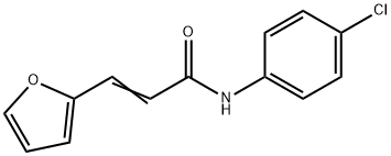 N-(4-CHLORO-PHENYL)-3-FURAN-2-YL-ACRYLAMIDE Struktur