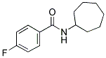 N-CYCLOHEPTYL-4-FLUOROBENZENECARBOXAMIDE Struktur