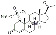 11-ALPHA-HYDROXY PROGESTERONE SODIUM SULPHATE Struktur