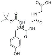 BOC-TYR-GLY-GLY-OH Struktur