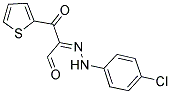 2-[2-(4-CHLOROPHENYL)HYDRAZONO]-3-OXO-3-(2-THIENYL)PROPANAL Struktur