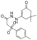 N-((5,5-DIMETHYL-3-OXOCYCLOHEX-1-ENYL)AMINO)-2-((4-METHYLPHENYL)SULFONYL)ETHANAMIDE Struktur