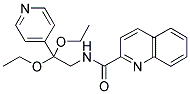 N-[2,2-DIETHOXY-2-(PYRIDIN-4-YL)ETHYL]QUINOLINE-2-CARBOXAMIDE Struktur