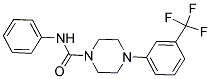 N-PHENYL(4-(3-(TRIFLUOROMETHYL)PHENYL)PIPERAZINYL)FORMAMIDE Struktur