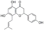 8-PRENYLNARINGENIN Struktur