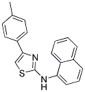 2-(1-NAPHTHYLAMINO)-4-(4-METHYLPHENYL)-1,3-THIAZOLE Struktur