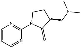 3-[(DIMETHYLAMINO)METHYLENE]-1-(2-PYRIMIDINYL)-2-PYRROLIDINONE Struktur