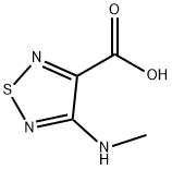 4-METHYLAMINO-[1,2,5]THIADIAZOLE-3-CARBOXYLIC ACID Struktur