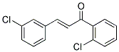 1-(2-CHLOROPHENYL)-3-(3-CHLOROPHENYL)PROP-2-EN-1-ONE Struktur