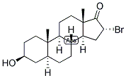 16-ALPHA-BROMOEPIANDROSTERONE Struktur