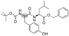 BOC-TYR-LEU-OBZL Struktur