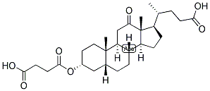 12-KETOLITHOCHOLIC ACID HEMISUCCINATE Struktur