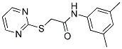 N-(3,5-DIMETHYLPHENYL)-2-(2-PYRIMIDINYLSULFANYL)ACETAMIDE Struktur