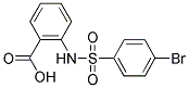 2-(4-BROMO-BENZENESULFONYLAMINO)-BENZOIC ACID Struktur