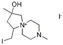 3-HYDROXY-1-(IODOMETHYL)-3,8-DIMETHYL-8-AZA-5-AZONIASPIRO[4.5]DECANE IODIDE Struktur