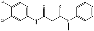 N1-(3,4-DICHLOROPHENYL)-N3-METHYL-N3-PHENYLMALONAMIDE Struktur