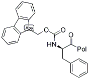 FMOC-D-PHE-WANG RESIN Struktur