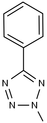 2-METHYL-5-PHENYL-2H-TETRAZOLE Struktur