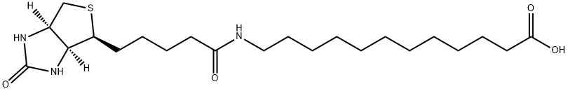 N-BIOTINYL-12-AMINODODECANOIC ACID Struktur