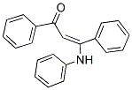 1,3-DIPHENYL-3-PHENYLAMINO-PROPENONE Struktur