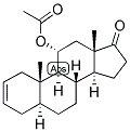 2,(5-ALPHA)-ANDROSTEN-11-ALPHA-OL-17-ONE ACETATE Struktur