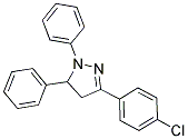 3-(4-CHLOROPHENYL)-1,5-DIPHENYL-4,5-DIHYDRO-1H-PYRAZOLE Struktur