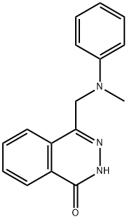 4-[(METHYLANILINO)METHYL]-1(2H)-PHTHALAZINONE Struktur