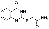 2-(4-OXO-3-HYDROQUINAZOLIN-2-YLTHIO)ETHANAMIDE Struktur