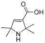 2,2,5,5-TETRAMETHYL-2,5-DIHYDRO-1H-PYRROLE-3-CARBOXYLIC ACID Struktur