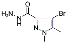 4-BROMO-1,5-DIMETHYL-1 H-PYRAZOLE-3-CARBOXYLIC ACID HYDRAZIDE Struktur