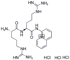 ARG-ARG-BETA-NAPHTHYLAMIDE 3HCL Struktur