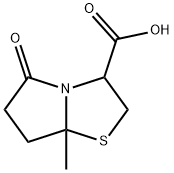 7A-METHYL-5-OXOHEXAHYDROPYRROLO[2,1-B][1,3]THIAZOLE-3-CARBOXYLIC ACID Struktur