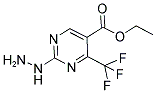 ETHYL 2-HYDRAZINO-4-(TRIFLUOROMETHYL)PYRIMIDINE-5-CARBOXYLATE Struktur