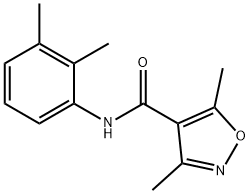 N-(2,3-DIMETHYLPHENYL)-3,5-DIMETHYL-4-ISOXAZOLECARBOXAMIDE Struktur