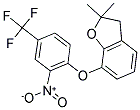 1-(2,2-DIMETHYL(3-OXAINDAN-4-YLOXY))-2-NITRO-4-(TRIFLUOROMETHYL)BENZENE Struktur