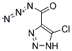 5-CHLORO-1H-[1,2,3]TRIAZOLE-4-CARBONYL AZIDE Struktur