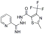 N'-[IMINO(2-PYRIDINYL)METHYL]-2-METHYL-4-(TRIFLUOROMETHYL)-1,3-THIAZOLE-5-CARBOHYDRAZIDE Struktur