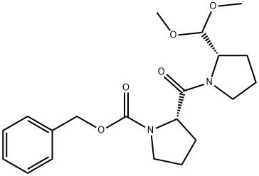 Z-PRO-PRO-ALDEHYDE-DIMETHYL ACETAL Struktur