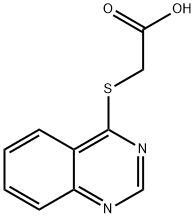 (QUINAZOLIN-4-YLSULFANYL)-ACETIC ACID Struktur