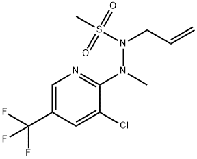 N-ALLYL-N'-[3-CHLORO-5-(TRIFLUOROMETHYL)-2-PYRIDINYL]-N'-METHYLMETHANESULFONOHYDRAZIDE Struktur