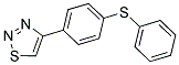 4-[4-(PHENYLSULFANYL)PHENYL]-1,2,3-THIADIAZOLE Struktur